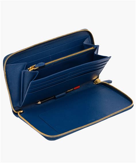 prada wallet cornflower blue|Cornflower Blue Small leather wallet .